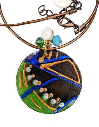 Colgantes artesanales.